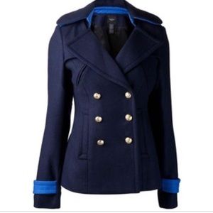 Smythe Les Vestes Navy & Cobalt Blue Peacoat 4